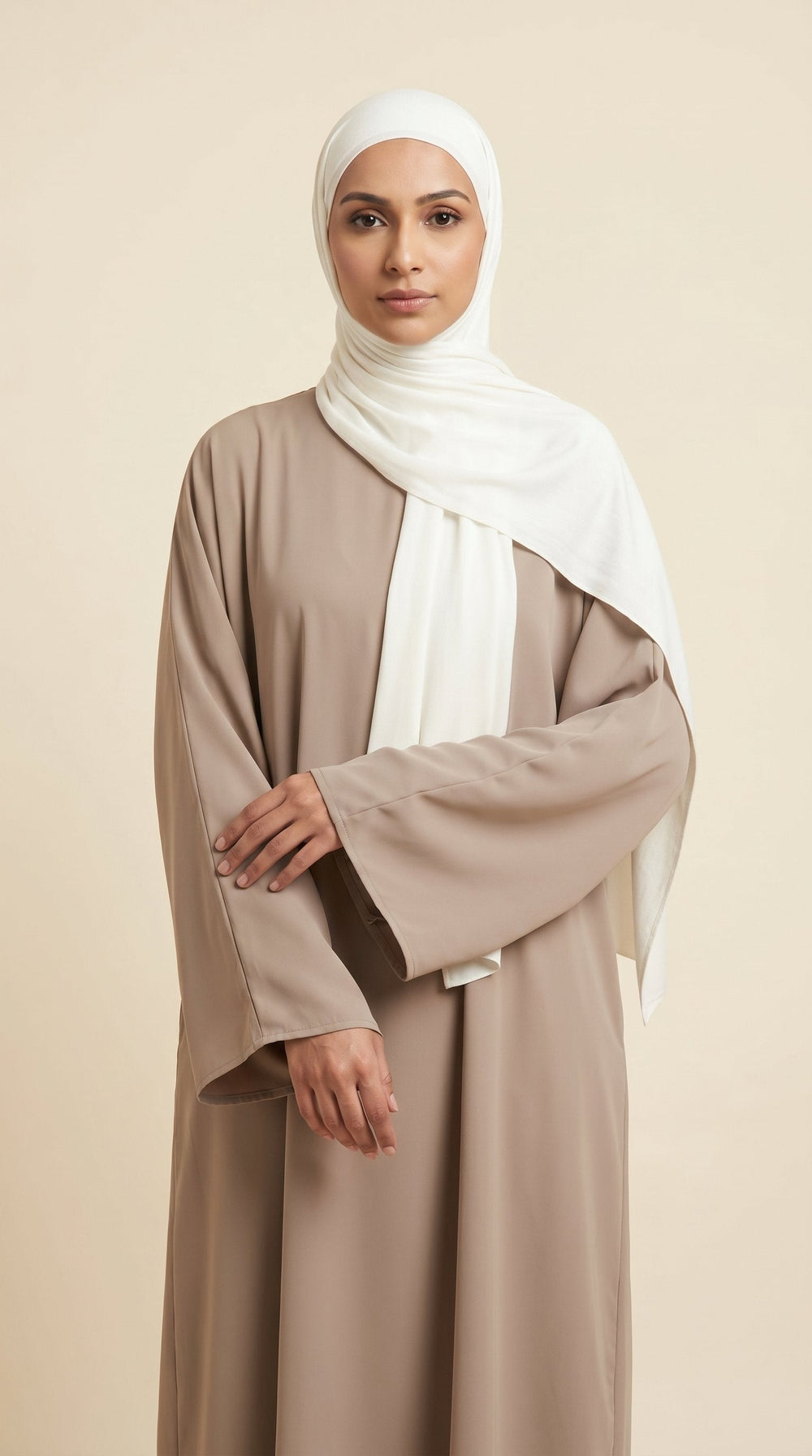 Premium Modal Rayon Hijab | Ivory White