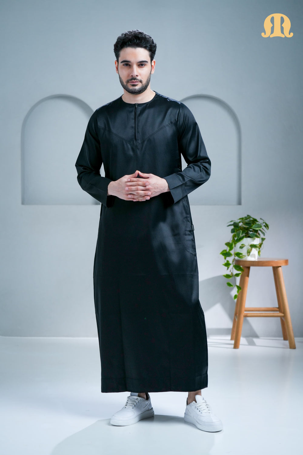Mashroo Classics Omani Thobe Black