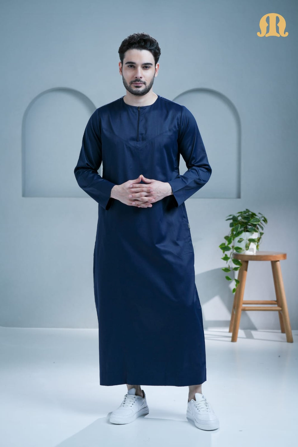 Mashroo Classics Omani Thobe Navy