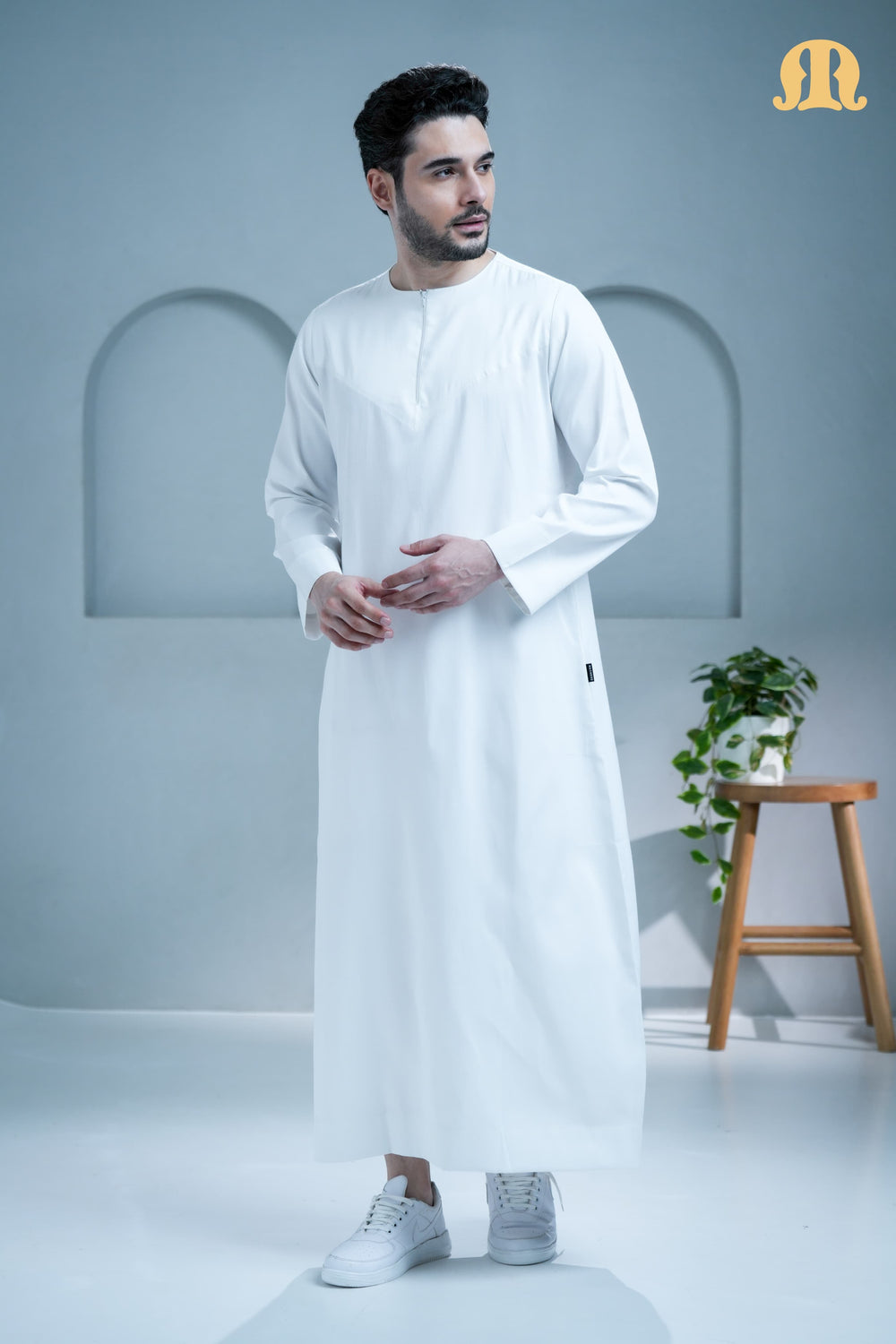 Mashroo Classics Omani Thobe White