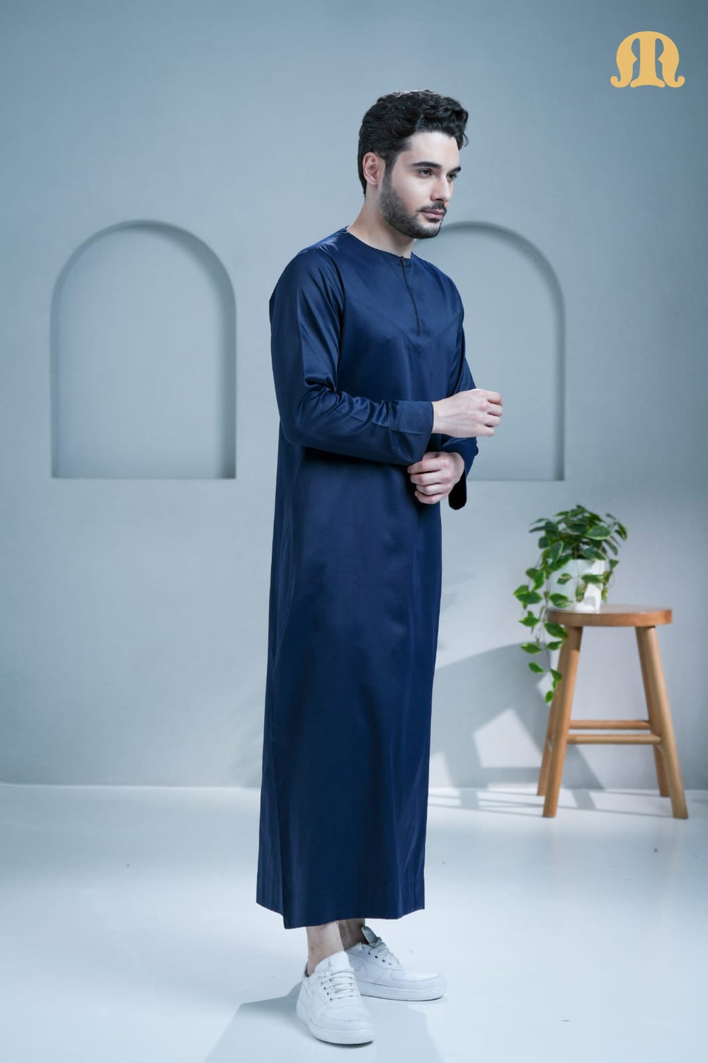 Mashroo Classics Omani Thobe Navy
