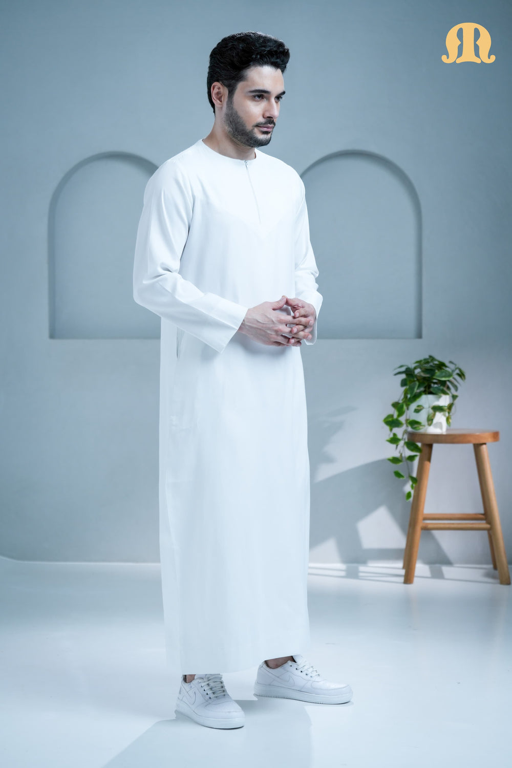 Mashroo Classics Omani Thobe White