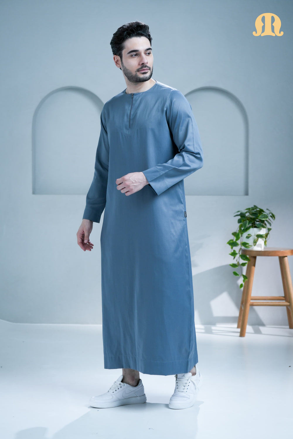 Mashroo Classics Omani Thobe D Grey